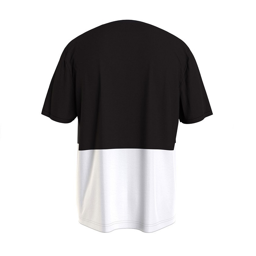 T-shirt oversize bicolor