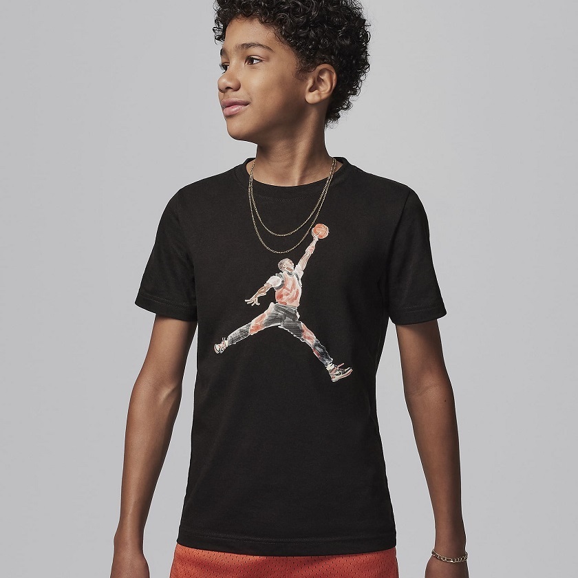 Jordan Watercolor Jumpman t-shirt per bambini