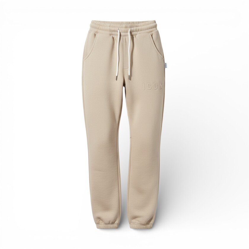 Icon - jogger con logo in rilievo - uomo