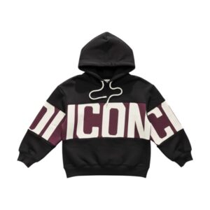 Icon - Felpa con cappuccio e maxi logo avvolgente - bambine e ragazze