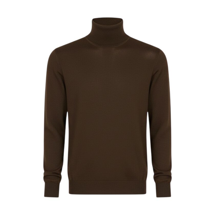 Over-D - Maglione a dolcevita in maglia rasata - uomo