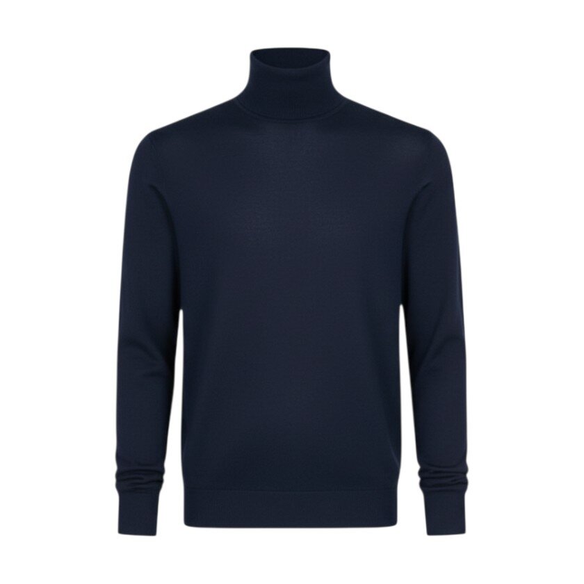 Over-D - Maglione a dolcevita in maglia rasata - uomo