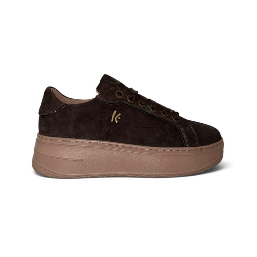 Keys - Sneaker platform scamosciata - donna