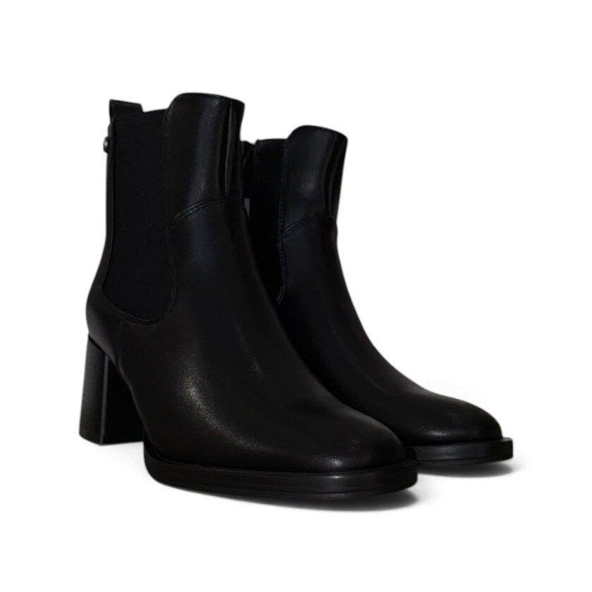 Keys - Stivaletto Chelsea in pelle con tacco largo - donna