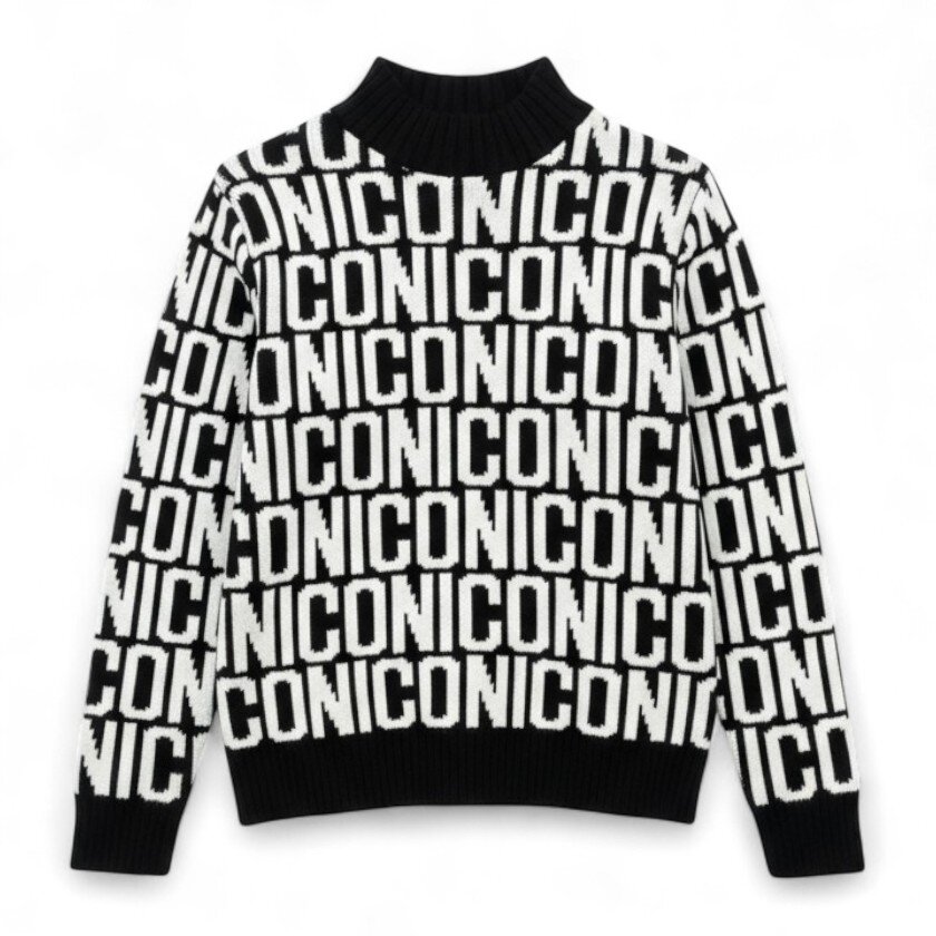 ICON – Maglione con logo all-over – bambino