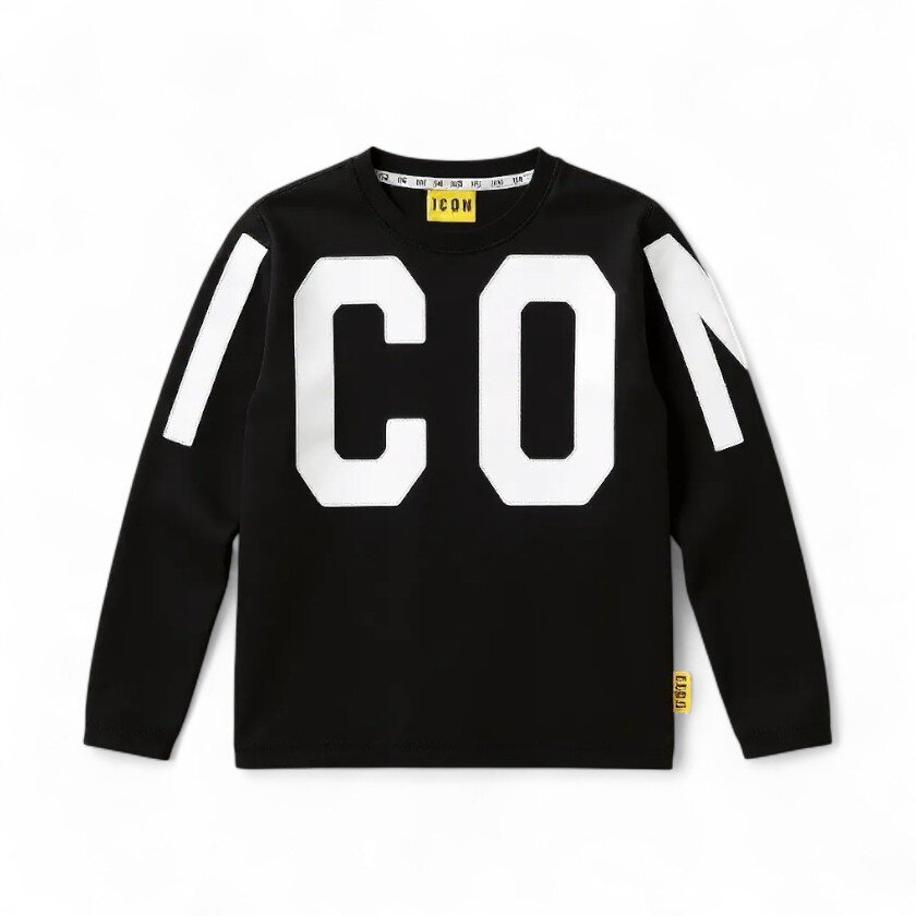 ICON - Maglia a maniche lunghe con logo over - Baby