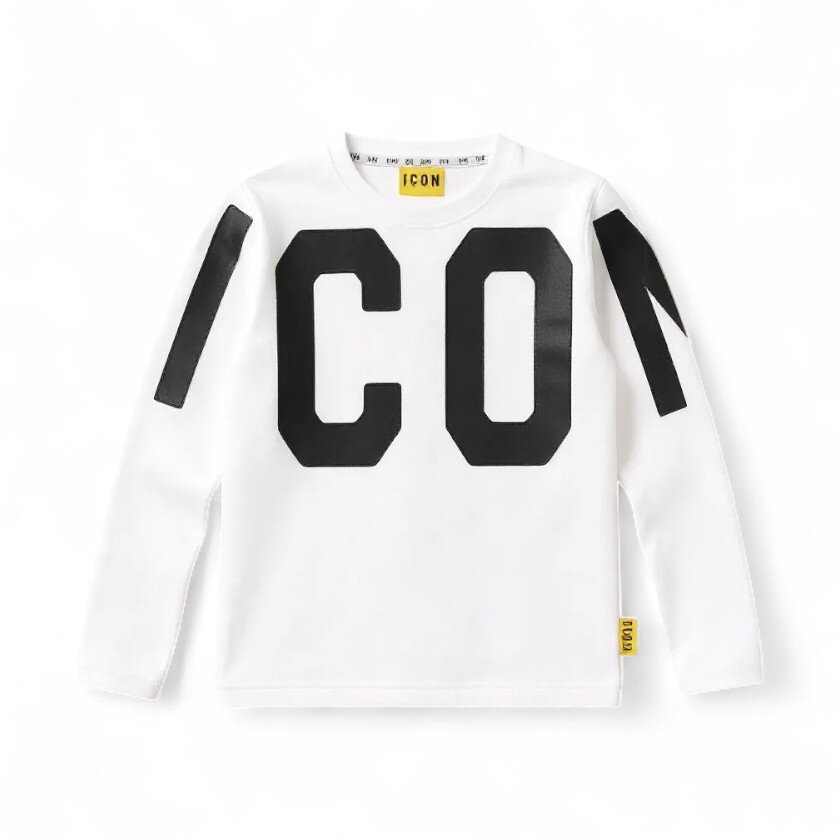 ICON - Maglia a maniche lunghe con logo over - Baby