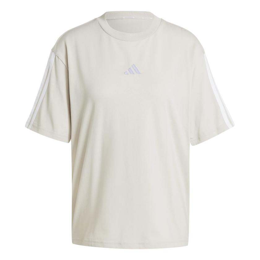 Adidas - T-shirt Essentials 3-Stripes Boyfriend - donna