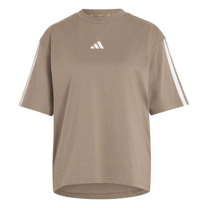 Adidas - T-shirt Essentials 3-Stripes Boyfriend - donna