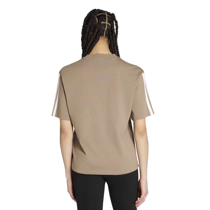 Adidas - T-shirt Essentials 3-Stripes Boyfriend - donna