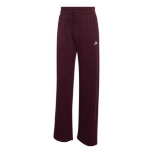 Adidas - Pantaloni Essentials con logo piccolo Feel Comfort e orlo aperto - donn