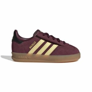 Adidas - Scarpe Gazelle Indoor con chiusura pratica e lacci elastici - neonati