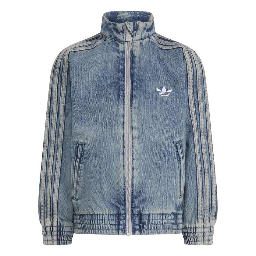 Adidas - Giacca Firebird Loose in denim - bambini e ragazzi