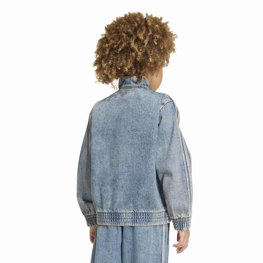 Adidas - Giacca Firebird Loose in denim - bambini e ragazzi