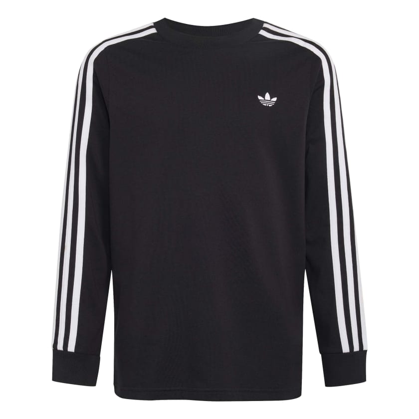Adidas - Maglia a maniche lunghe 3-stripes - bambini e ragazzi