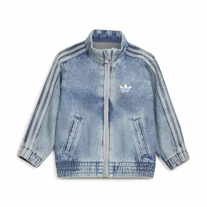 Adidas - Giacca Firebird in denim - neonati