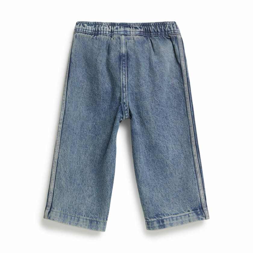 Adidas - Pantaloni Firebird in denim - neonati