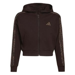 Adidas - Felpa con cappuccio Seasonals Animal con zip - bambine e ragazze