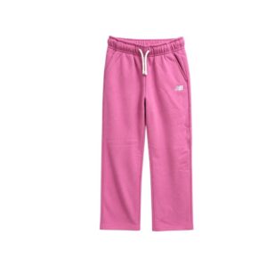 New Balance - Pantaloni sportivi wide logo piccolo - bambine