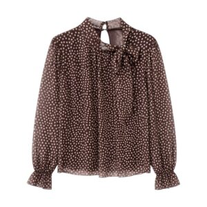 La Signorile - Camicia Elegante a Pois - donna