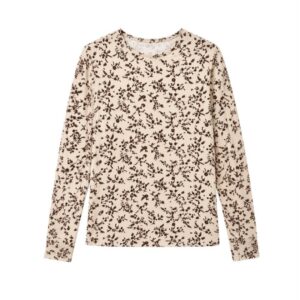 La Signorile - Maglia in pizzo traforato a maniche lunghe - donna