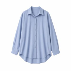 La Signorile - Camicia fluida dal taglio morbido con fondo arrotondato - donna