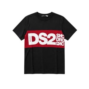 DS2 - T-shirt a manica corta con banda logata - bambini e ragazzi