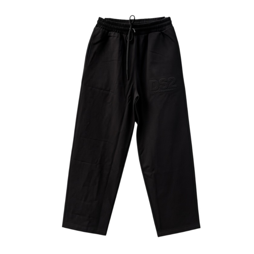 DS2 - Pantaloni a gamba dritta con ricamo logato a rilievo - uomo