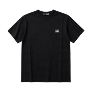 DS2 - T-shirt a manica corta in cotone con patch logo quadrato - uomo
