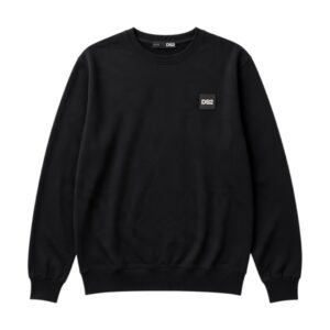DS2 - Felpa girocollo con patch logo quadrato - uomo