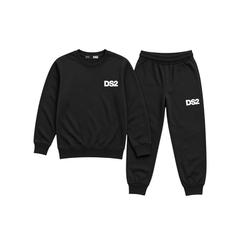 DS2 - Tuta sportiva con felpa girocollo e pantaloni - bambini