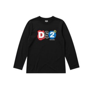 DS2 - T-shirt a manica lunga con grafiche logate - bambini