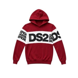 DS2 - Felpa con cappuccio con banda logata - bambini e ragazzi