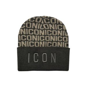 Icon - Beanie All-Over in Jacquard - Uomo