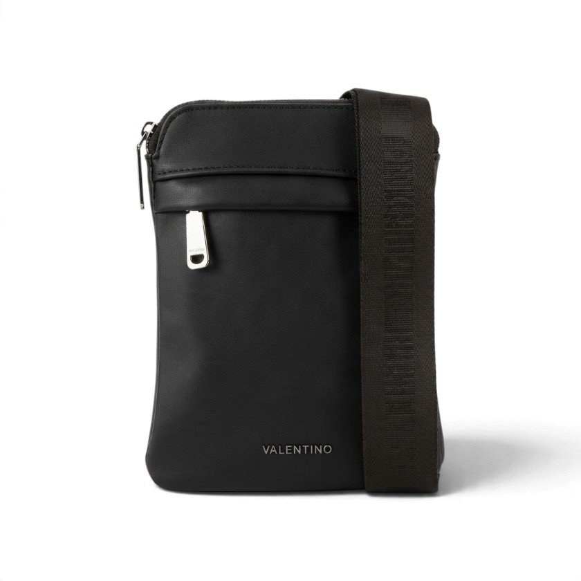Valentino - Borsa a tracolla Karo con doppia zip frontale - uomo