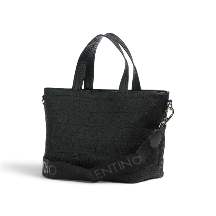 Valentino - Borsa shopping Sveva con motivo logato a rilievo - donna