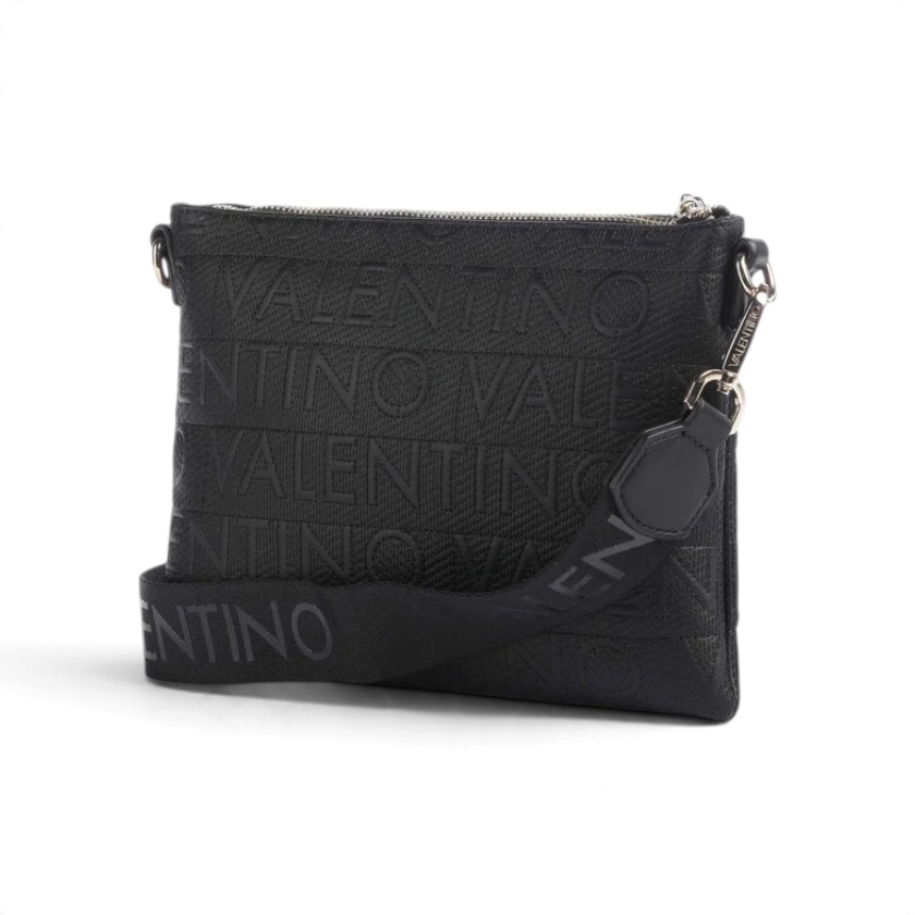 Valentino - Pochette Sveva con motivo logato a rilievo e tracolla - donna