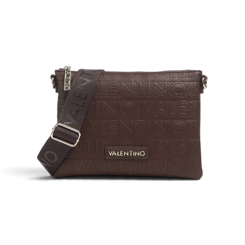 Valentino - Pochette Sveva con motivo logato a rilievo e tracolla - donna