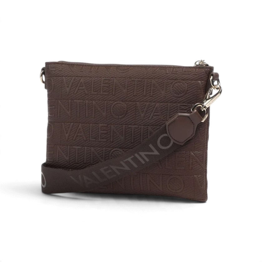 Valentino - Pochette Sveva con motivo logato a rilievo e tracolla - donna