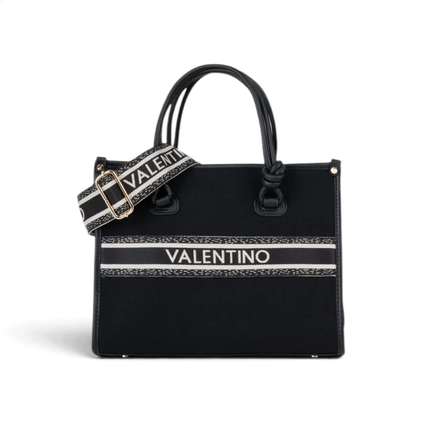 Valentino - Borsa a mano Aella in feltro con ricamo logato a contrasto - donna
