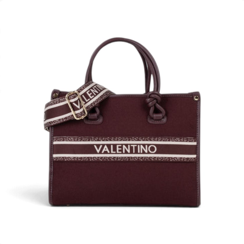 Valentino - Borsa a mano Aella in feltro con ricamo logato a contrasto - donna