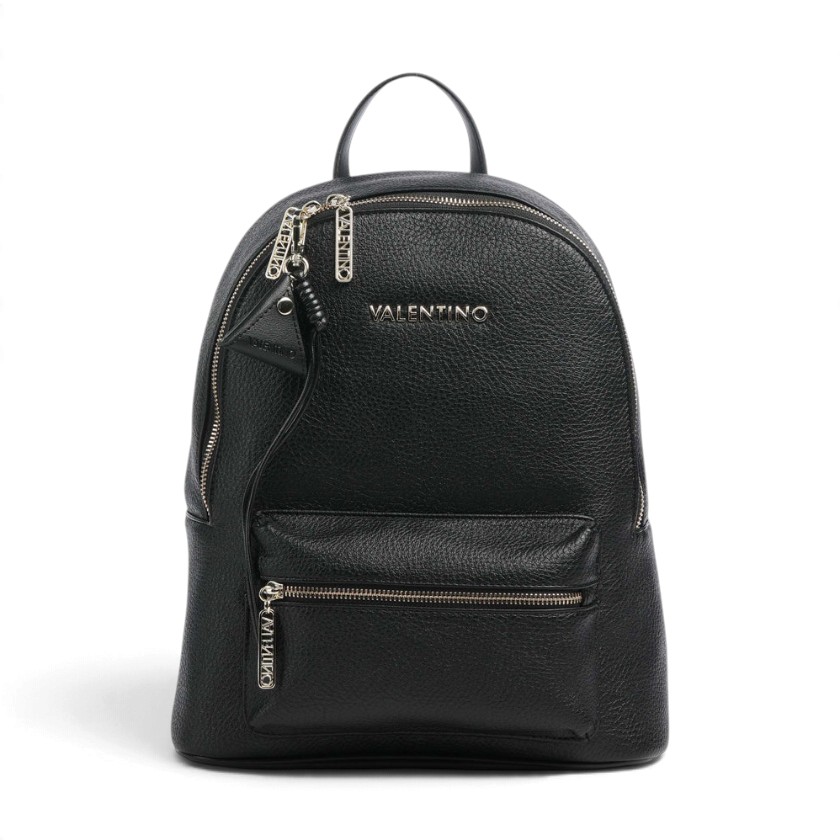 Valentino - Zaino Maury martellato con multi-zip e spallacci regolabili - donna