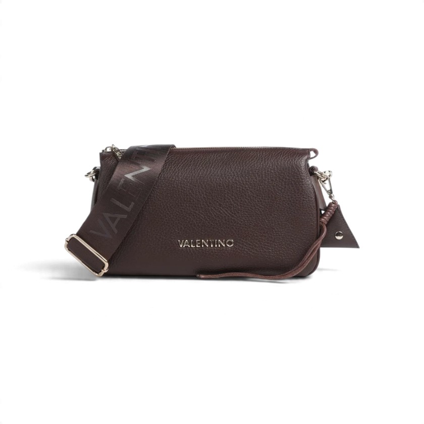 Valentino - Borsa a tracolla Maury in ecopelle martellata - donna