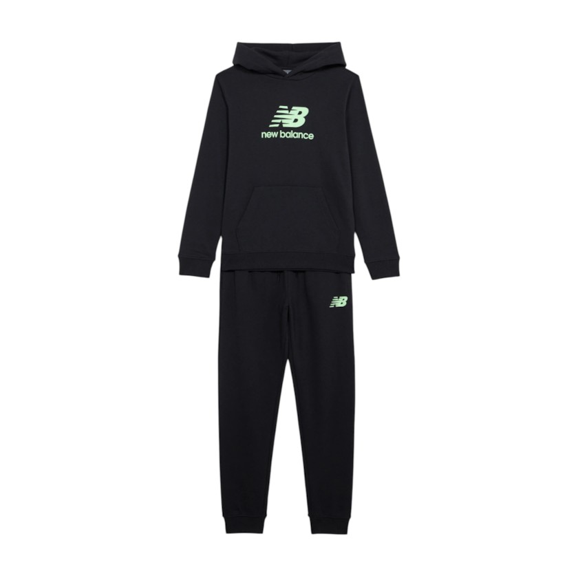 New Balance - Completo tuta con felpa con cappuccio e jogger - bambini